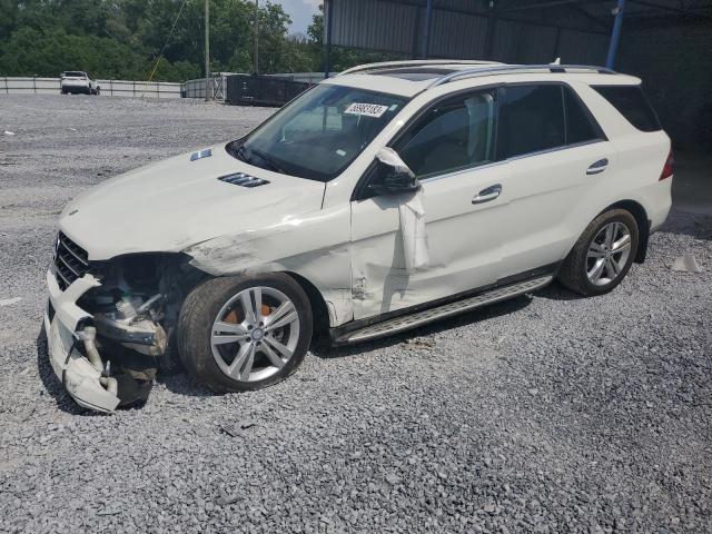 4JGDA5HB2DA249218 - 2013 MERCEDES-BENZ ML 350 4MATIC WHITE photo 1