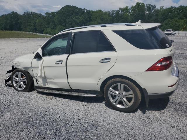 4JGDA5HB2DA249218 - 2013 MERCEDES-BENZ ML 350 4MATIC WHITE photo 2