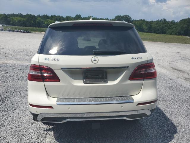 4JGDA5HB2DA249218 - 2013 MERCEDES-BENZ ML 350 4MATIC WHITE photo 6