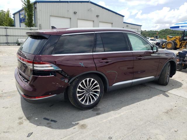 5LM5J7WC4MGL09165 - 2021 LINCOLN AVIATOR RESERVE BURGUNDY photo 3