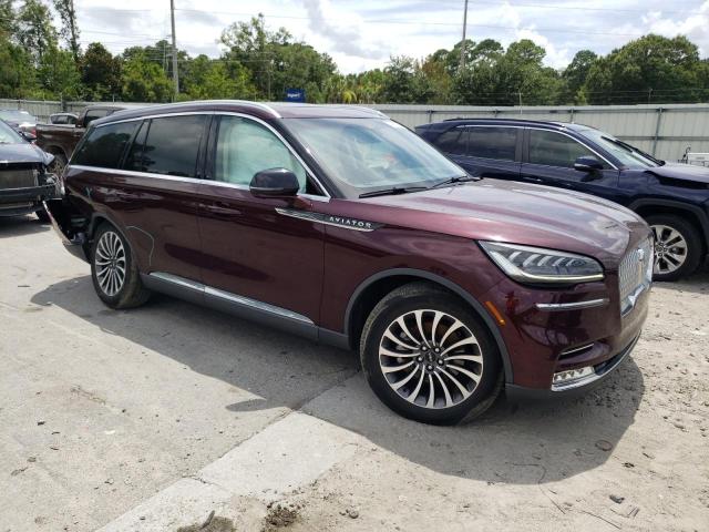 5LM5J7WC4MGL09165 - 2021 LINCOLN AVIATOR RESERVE BURGUNDY photo 4