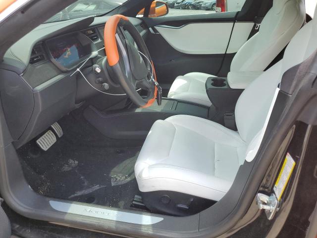5YJSA1E41LF353540 - 2020 TESLA MODEL S ORANGE photo 7