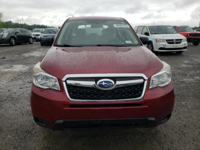 JF2SJAAC3EH508784 - 2014 SUBARU FORESTER 2.5I BURGUNDY photo 5