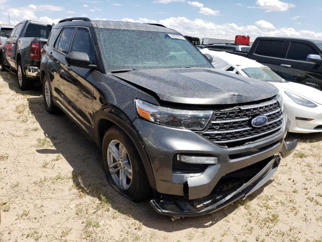 1FMSK7DH1LGB04645 - 2020 FORD EXPLORER XLT GRAY photo 4