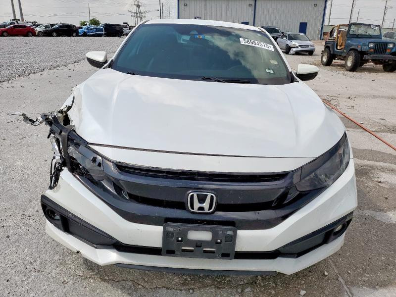 2HGFC4B89LH304988 - 2020 HONDA CIVIC SPORT WHITE photo 5