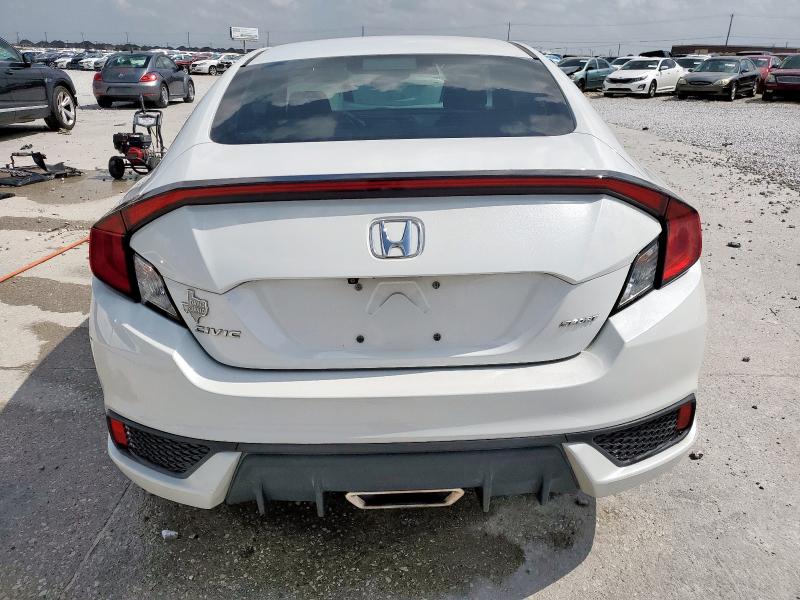 2HGFC4B89LH304988 - 2020 HONDA CIVIC SPORT WHITE photo 6