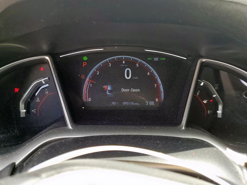 2HGFC4B89LH304988 - 2020 HONDA CIVIC SPORT WHITE photo 9