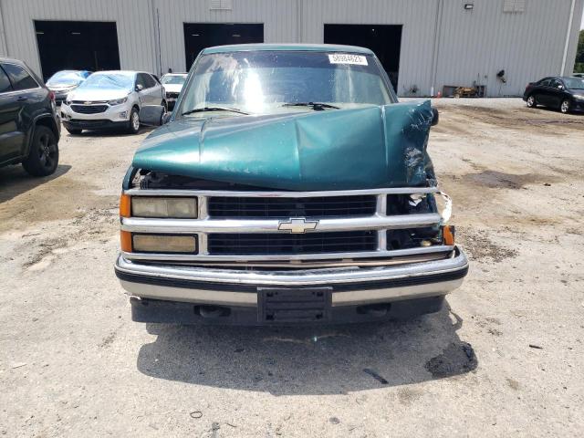 1GCEC19R2VE268918 - 1997 CHEVROLET C1500 C1500 GREEN photo 5