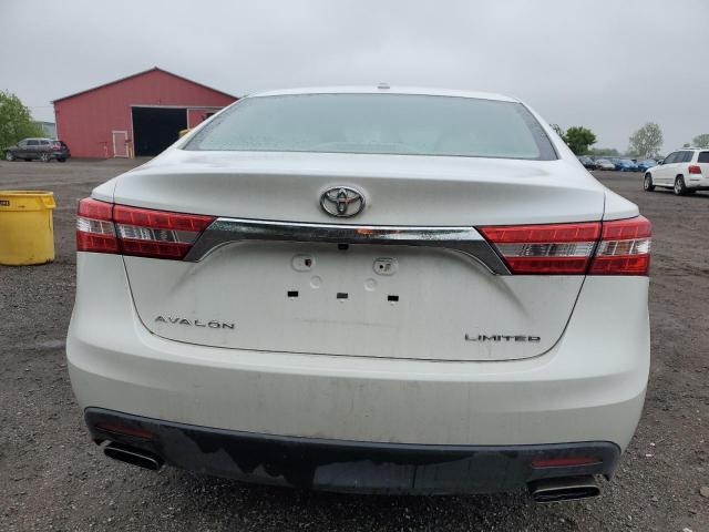 4T1BK1EB1FU167743 - 2015 TOYOTA AVALON XLE WHITE photo 6