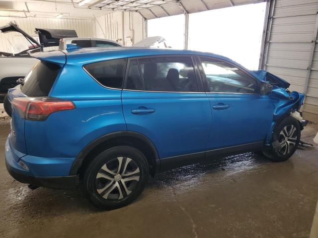 JTMBFREV4HD220911 - 2017 TOYOTA RAV4 LE BLUE photo 3