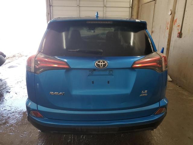 JTMBFREV4HD220911 - 2017 TOYOTA RAV4 LE BLUE photo 6