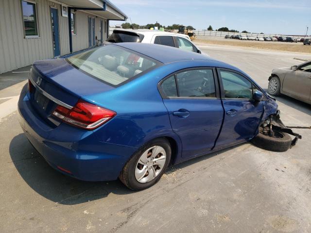 19XFB2F5XFE038015 - 2015 HONDA CIVIC LX BLUE photo 3