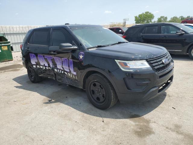 1FM5K8AT2HGD93067 - 2017 FORD EXPLORER POLICE INTERCEPTOR BLACK photo 4