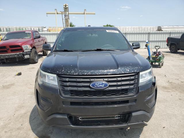 1FM5K8AT2HGD93067 - 2017 FORD EXPLORER POLICE INTERCEPTOR BLACK photo 5