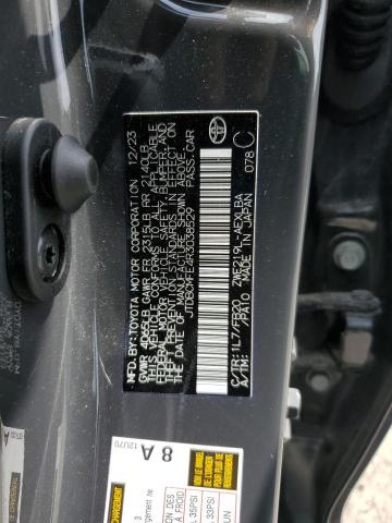 JTDBCMFE4R3038529 - 2024 TOYOTA COROLLA LE 石墨色 照片 12