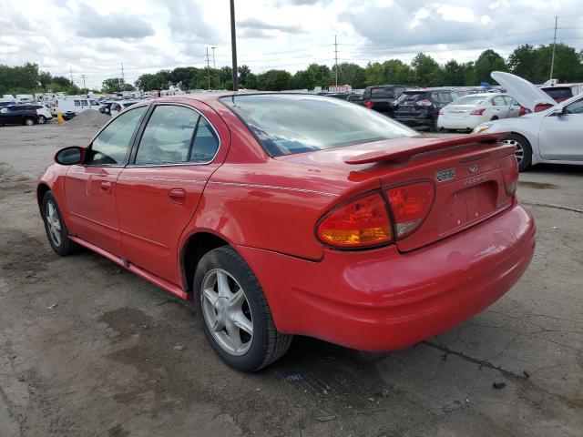 1G3NL52T01C146304 - 2001 OLDSMOBILE ALERO GL RED photo 2