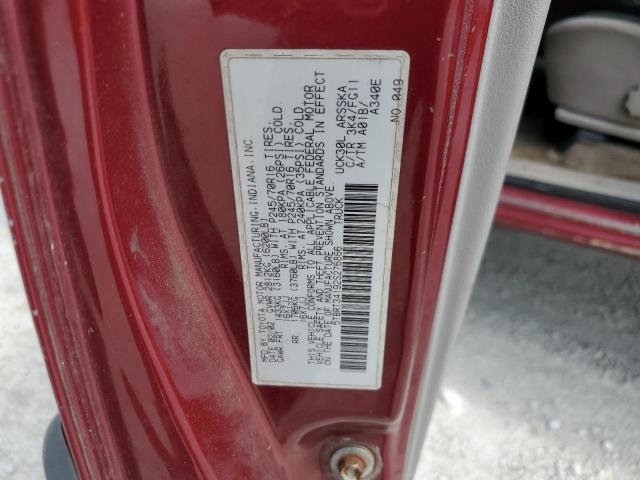 5TBRT34192S276866 - 2002 TOYOTA TUNDRA ACCESS CAB RED photo 12