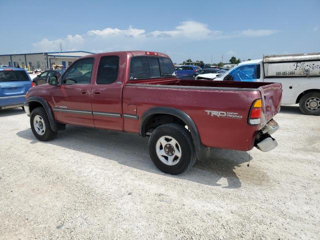 5TBRT34192S276866 - 2002 TOYOTA TUNDRA ACCESS CAB RED photo 2