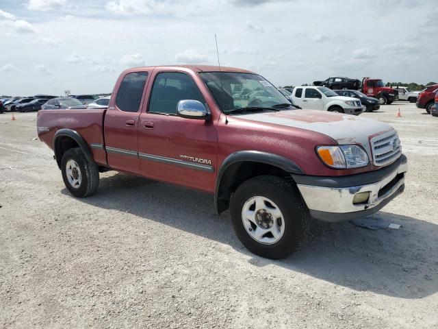 5TBRT34192S276866 - 2002 TOYOTA TUNDRA ACCESS CAB RED photo 4