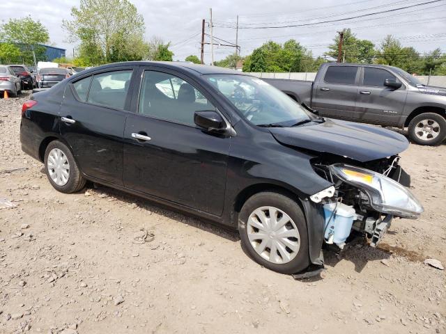 3N1CN7AP2KL843239 - 2019 NISSAN VERSA S BLACK photo 4