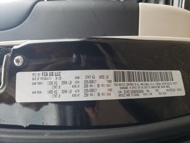 2C4RC1BG8KR550201 - 2019 CHRYSLER PACIFICA TOURING L 黑色 照片 14