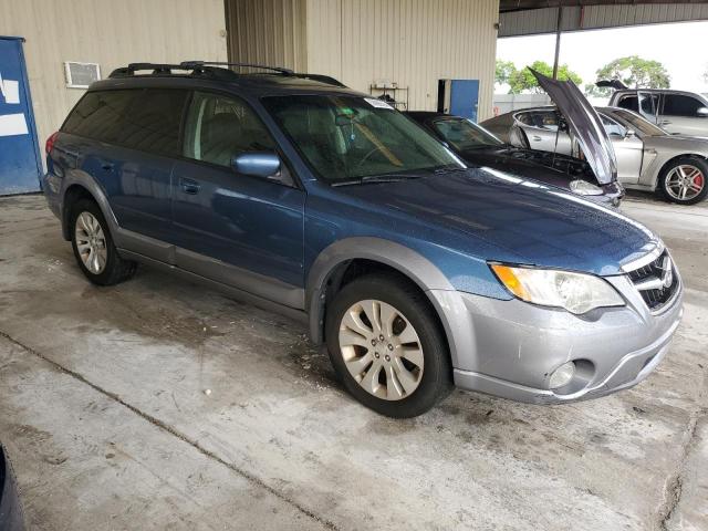 4S4BP66C997341941 - 2009 SUBARU OUTBACK 2.5I LIMITED BLUE photo 4