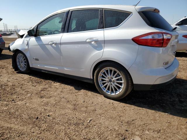 1FADP5CU3EL520455 - 2014 FORD CMAX PREMIUM WHITE photo 2