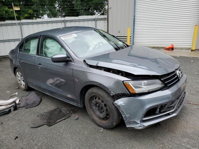 3VW2B7AJ2HM238182 - 2017 VOLKSWAGEN JETTA S GRAY photo 4