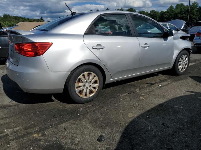 KNAFU4A28D5715037 - 2013 KIA FORTE EX SILVER photo 3