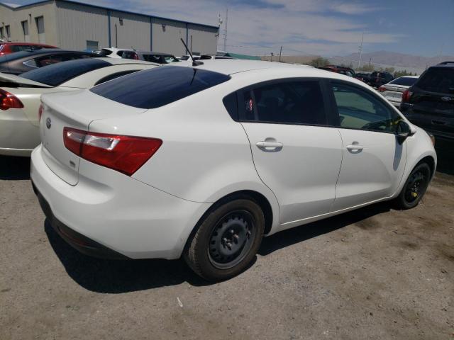 KNADM4A37D6268131 - 2013 KIA RIO LX WHITE photo 3