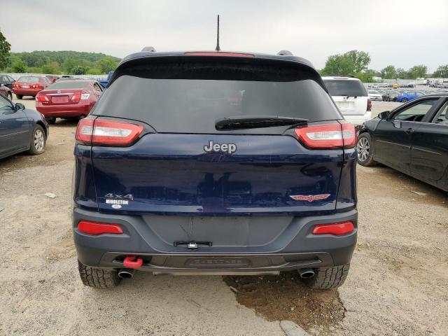 1C4PJMBSXEW159131 - 2014 JEEP CHEROKEE TRAILHAWK BLUE photo 6