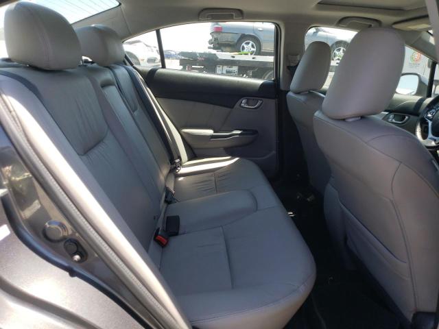 2HGFB2F94DH512014 - 2013 HONDA CIVIC EXL GRAY photo 10