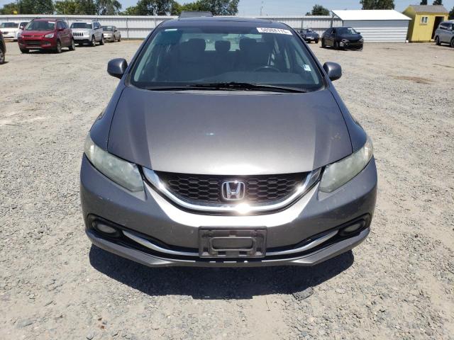 2HGFB2F94DH512014 - 2013 HONDA CIVIC EXL GRAY photo 5