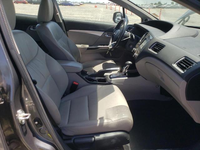 2HGFB2F94DH512014 - 2013 HONDA CIVIC EXL GRAY photo 7