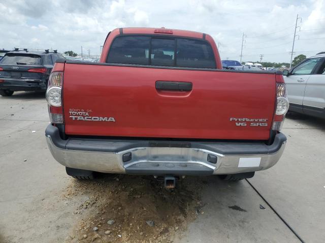 3TMJU62N39M089500 - 2009 TOYOTA TACOMA DOUBLE CAB PRERUNNER RED photo 6