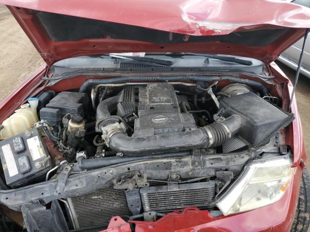 5N1AR1NN0BC614810 - 2011 NISSAN PATHFINDER S RED photo 12