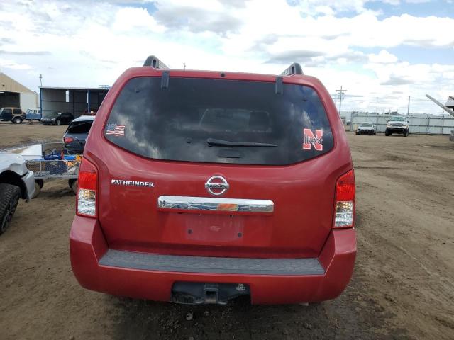 5N1AR1NN0BC614810 - 2011 NISSAN PATHFINDER S RED photo 6