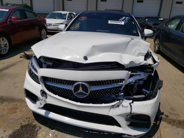 WDDWJ8EB6KF854030 - 2019 MERCEDES-BENZ C 300 4MATIC WHITE photo 5