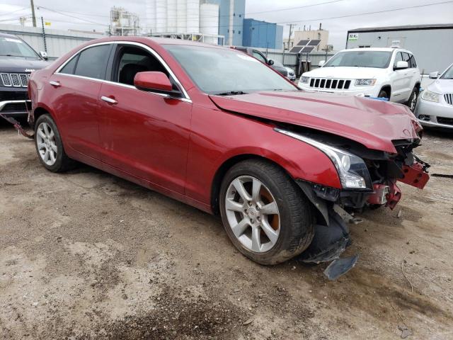 1G6AG5RXXE0111940 - 2014 CADILLAC ATS RED photo 4