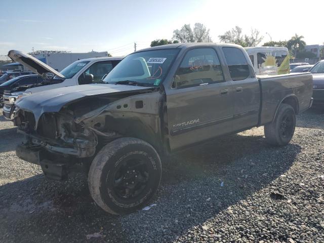 5TBRT34163S341383 - 2003 TOYOTA TUNDRA ACCESS CAB SR5 GRAY photo 1