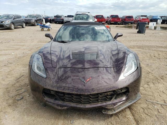 1G1YY3D72H5116389 - 2017 CHEVROLET CORVETTE GRAND SPORT 2LT PURPLE photo 5