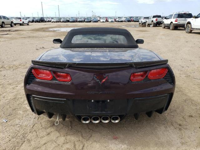 1G1YY3D72H5116389 - 2017 CHEVROLET CORVETTE GRAND SPORT 2LT PURPLE photo 6