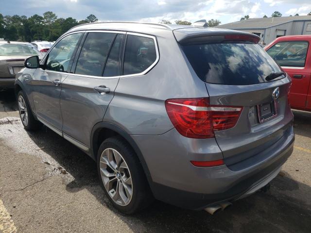 5UXWZ7C56H0U45210 - 2017 BMW X3 SDRIVE28I GRAY photo 2