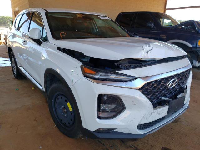 5NMS33AD5KH051242 - 2019 HYUNDAI SANTA FE SEL WHITE photo 1