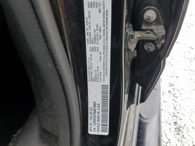 1C6RREBT2NN218024 - 2022 RAM 1500 BIG HORN/LONE STAR BLACK photo 12