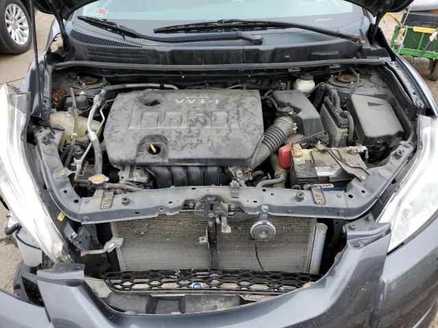 2T1KU4EE4AC468247 - 2010 TOYOTA MATRIX S BLACK photo 11