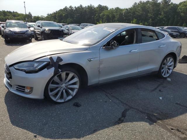 5YJSA1CN7DFP08868 - 2013 TESLA MODEL S ვერცხლისფერი ფოტო 1