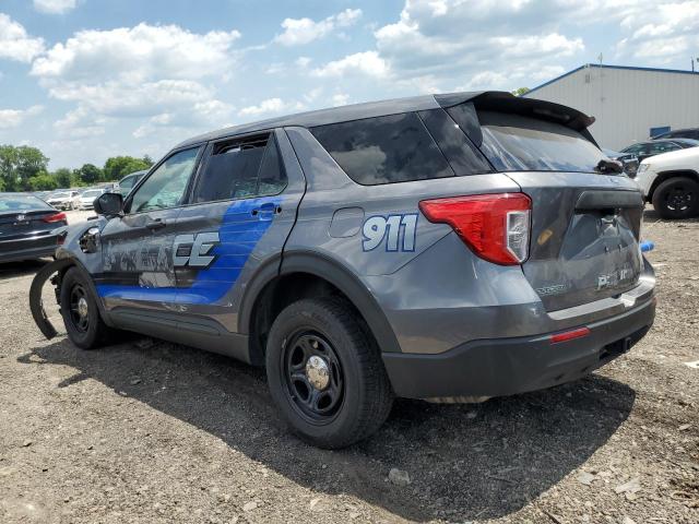 1FM5K8AB5MGB98095 - 2021 FORD EXPLORER POLICE INTERCEPTOR 灰色 照片 2