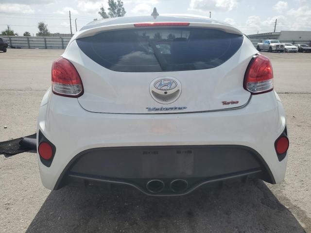 KMHTC6AE4GU286256 - 2016 HYUNDAI VELOSTER TURBO WHITE photo 6