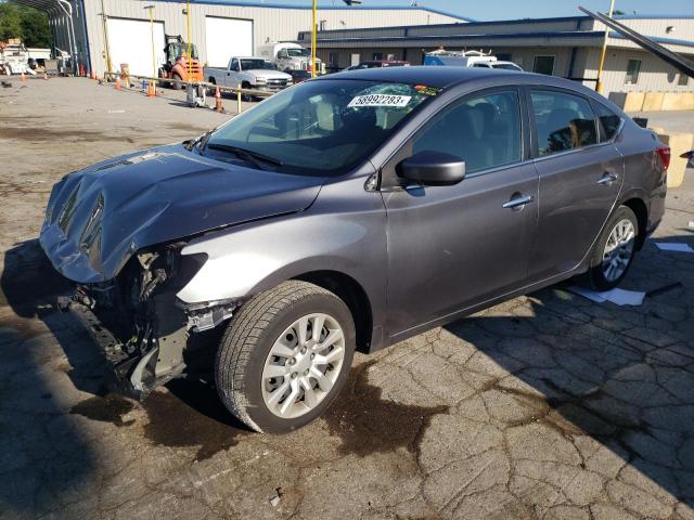 3N1AB7APXKY441164 - 2019 NISSAN SENTRA S CHARCOAL photo 1
